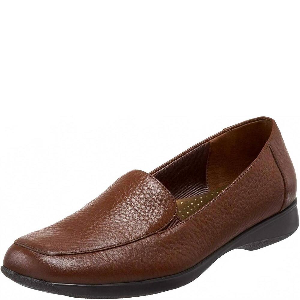 NEW TROTTERS women's jenn loafers in medium brown